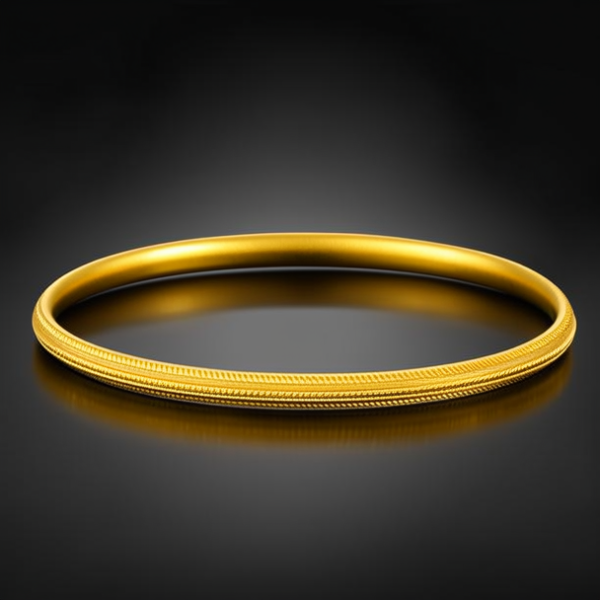 18k黄金手镯图片